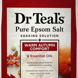 Dr Teal's Warm Autumn Comfort Epsom Salt Soak 3 lbs New/Limited Edition